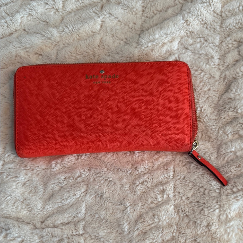 Kate Spade Vibrant Orange Wallet